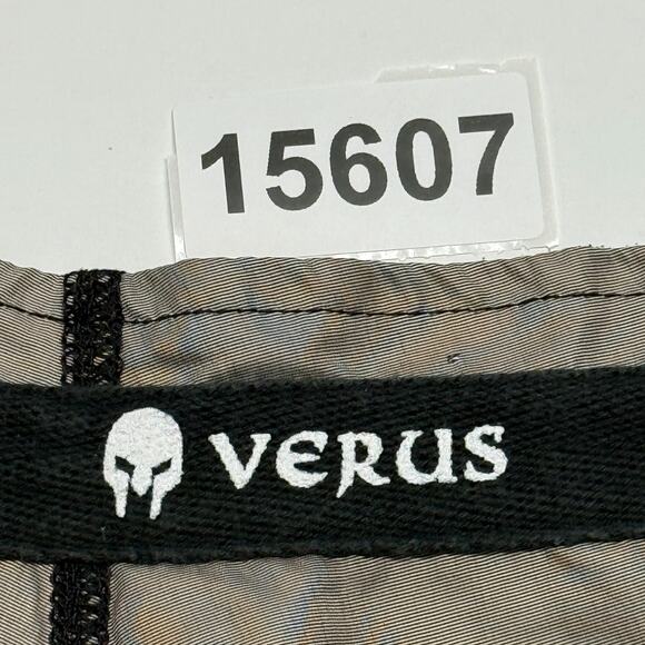 Verus Fight Shorts Mens Measures 38X10 Black Kickboxing MMA Hook & Loop Fly - Picture 6 of 6